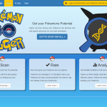 Pokemon Go Manager - Landing Page